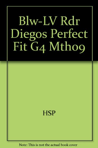 Book Blw-LV Rdr Diegos Perfect Fit G4 Mth09 free