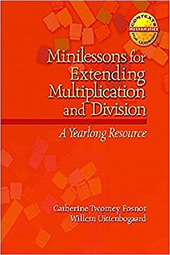 Book Harcourt School Publishers Math: Minilessons/Extnd Mult/Div G4 Cfl free
