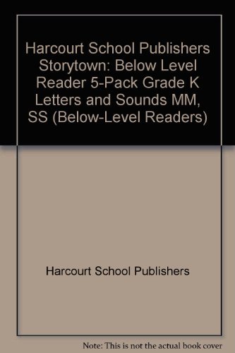 Book Storytown: Below-Level Reader 5-Pack Grade K Letters and Sounds Mm, Ss free