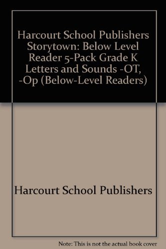 Book Storytown: Below-Level Reader 5-Pack Grade K Letters and Sounds -ot, -op free