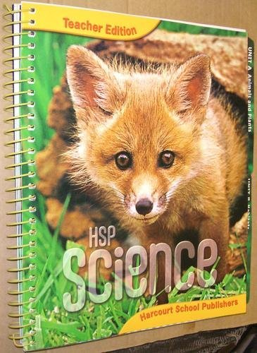 Book HSP Science, Teacher's Edition, Grade K free