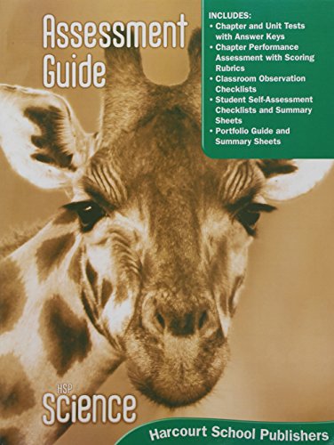 Book Harcourt Science: Assessment Guide Grade 1 free
