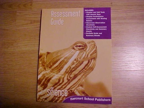 Book Harcourt Science: Assessment Guide Grade 3 free