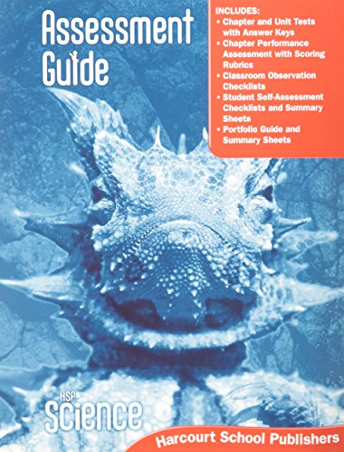 Book Harcourt Science: Assessment Guide Grade 6 free