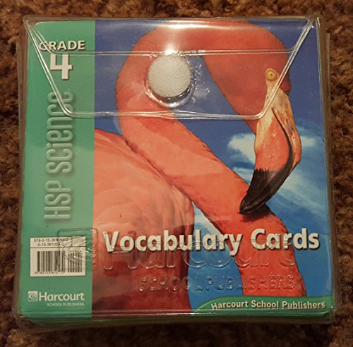 Book Harcourt Science: Vocabulary Cards Grade 4 free