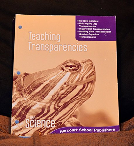 Book Harcourt Science: Teaching Transparencies Grade 3 free