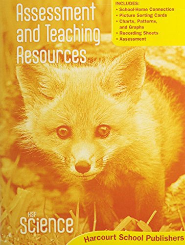 Book Science Assessment and Teaching Resources Grade K (HSP Science © 2009) free