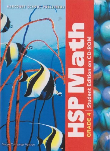 Book Harcourt School Publishers Math: Student Edition on CDROM Grade 4 2009 free