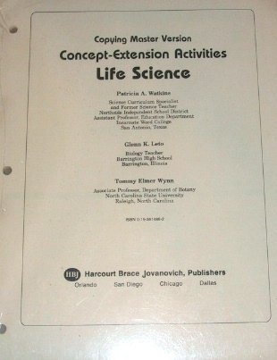 Book Life Science Concept-extension Activities (copying Master Version With Answer Key) free