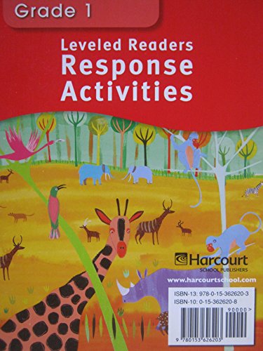 Book Storytown: Below Level Readers Response Activities Grade 1 free