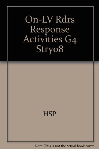 Book Storytown: Readers Response Activities On-Level free