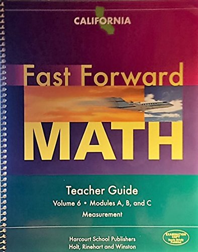 Book Ca Tg V 6 Measuremnt 4-7 Fast Forwrd09 free