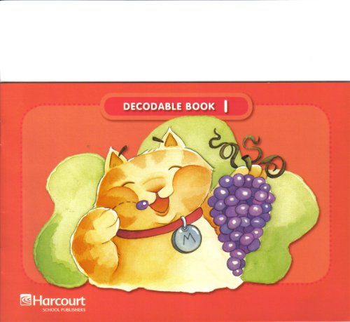 Book Storytown: Decodable Book 1 Story Town 2008 Grade 1 free