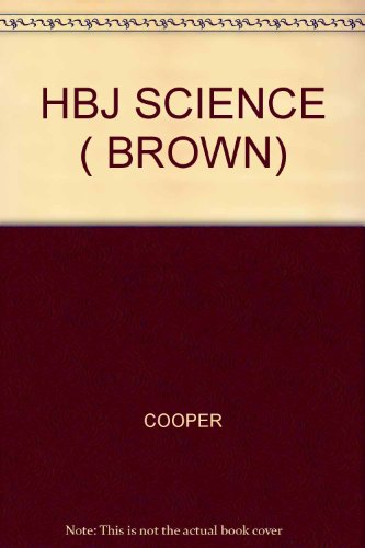 Book Harcourt, Hbj Science 6th Grade Brown, 1989 Isbn: 0153643269 free