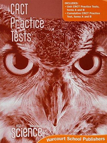 Book Harcourt School Publishers Science Georgia: Crct Practice Tests Student Edition Grade 5 free