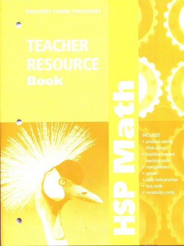 Book Teacher Resourse Book, Grade 3, HSP Math 9 free