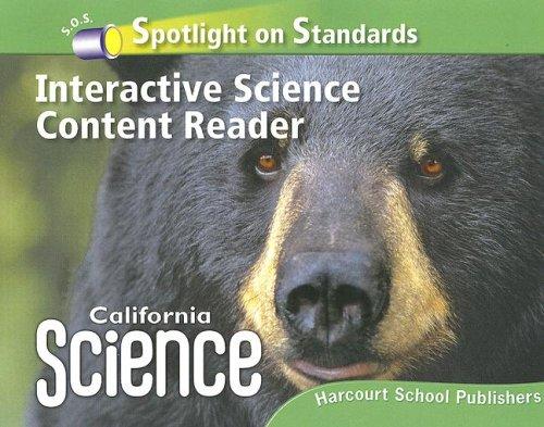Book Harcourt School Publishers Science: Interactive Science Cnt Reader Reader Student Edition Science 08 Grade 4 free