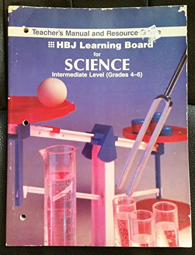 Book Teacher's Manual And Resource Guide Hbj Learning Board For Science Intermediate Level (4-6) free