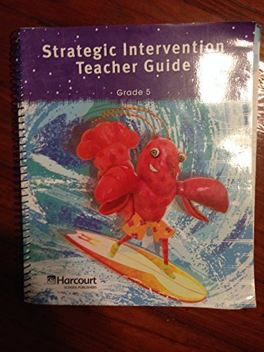 Book Storytown: Strategic Intervention Teacher's Guide Grade 5 2008 free