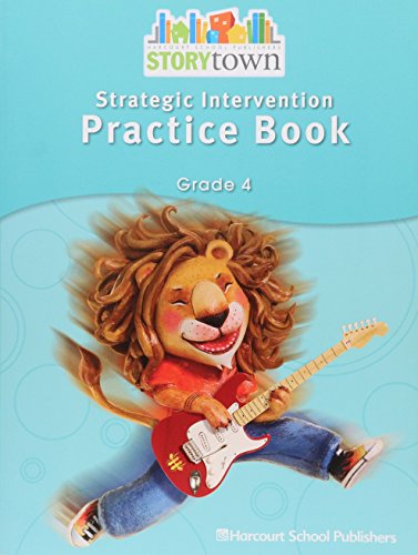 Book Storytown: Strategic Intervention Practice Book Grade 4 free