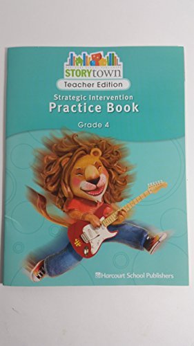 Book Storytown: Strategic Intervention Practice Book Teacher's Edition Grade 4 free