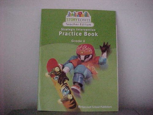 Book Storytown: Strategic Intervention Practice Book Teacher's Edition Grade 6 free