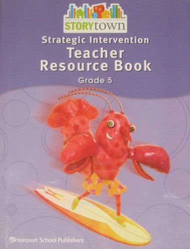 Book Storytown: Strategic Intervention Teacher Resource Book Grade 5 free