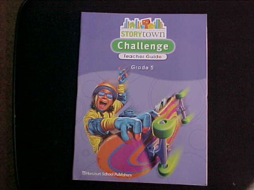 Book Storytown: Challenge Teacher Guide Grade 5 free