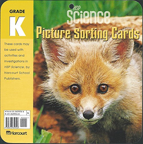 Book HSP Science 2009: Picture Sorting Cards Grade K free