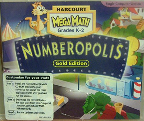 Book Harcourt School Publishers Math: Harc MM Numberopolis CDROM(Sgl)K-2 (HSP Math) free