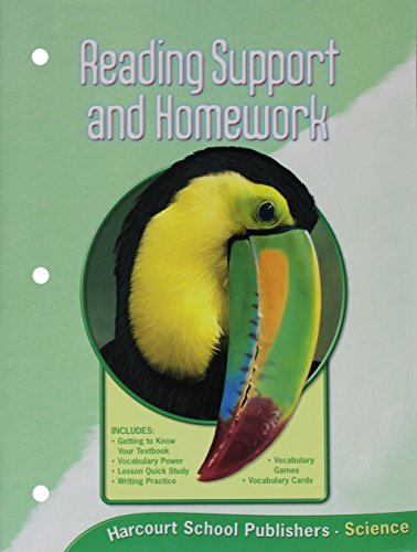Book Harcourt Science: Reading Support & Homework Student Edition Grade 3 free