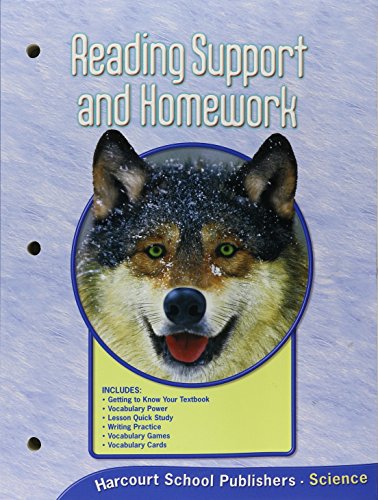 Book Harcourt Science: Reading Support & Homework Student Edition Grade 4 free