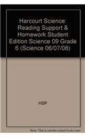 Book Harcourt Science: Reading Support & Homework Student Edition Grade 6 free