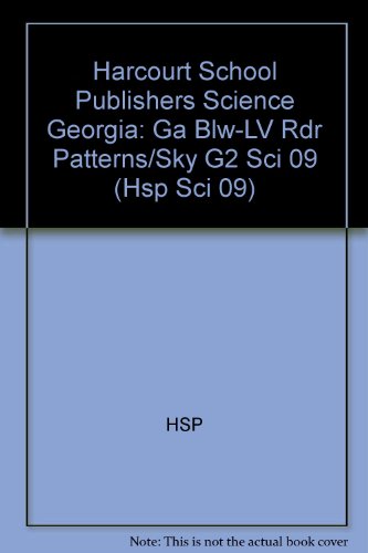 Book Harcourt School Publishers Science: Below-level Reader Grade 2 Patterns/sky free