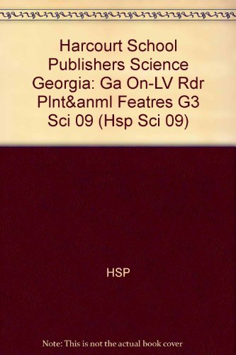Book Harcourt School Publishers Science: On-Level Reader Grade 3 Plnt&Anml Featres free