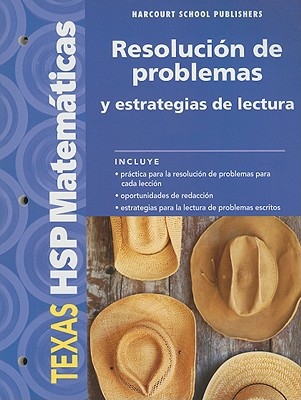 Book Harcourt School Publishers Spanish Math Texas: Prb Slv&rdg Str Wkbk Se G5 Spn Math09 (spanish Edition) free