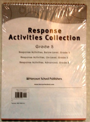 Book Storytown: Leveled Reader Response Activities Collection Grade 5 free