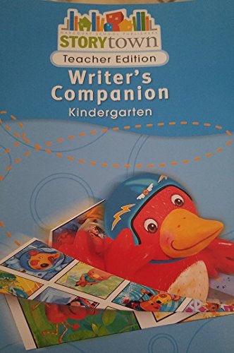 Book Storytown Kindergarten Teacher's Edition Writer's Companion HSP free