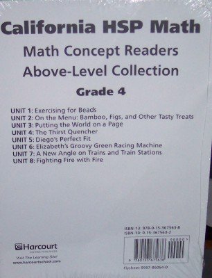Book Harcourt School Publishers Math: Above Level Reader Collection Grade 4 free
