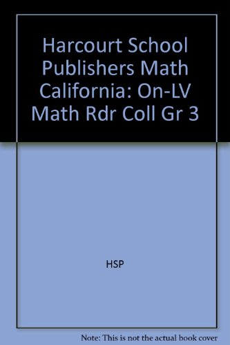 Book Harcourt School Publishers Math: On-Lv Math Rdr Coll Gr 3 free