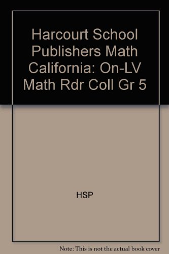 Book Harcourt School Publishers Math: On-Lv Math Rdr Coll Gr 5 free