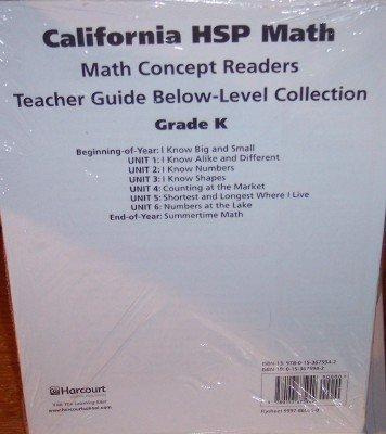 Book Harcourt School Publishers Math California: Blw-lv Math Rdr Tg Coll Gk free