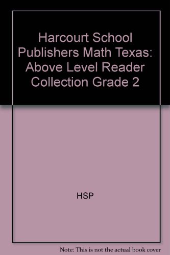 Book Harcourt School Publishers Math: Above Level Reader Collection Grade 2 free