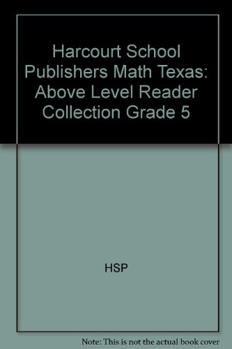 Book Harcourt School Publishers Math: Above Level Reader Collection Grade 5 free