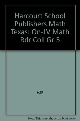 Book Harcourt School Publishers Math: On-Lv Math Rdr Coll Gr 5 free