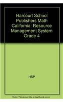 Book Harcourt Math: Resource Management System, Grade 4 free