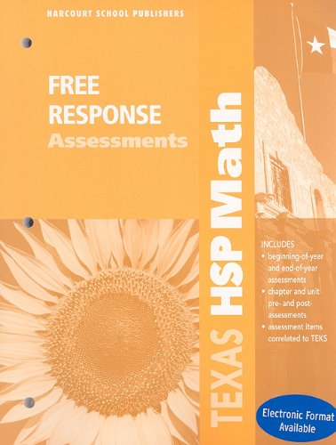Book TX Free Response Asmnt Gr 4 Math 09 free