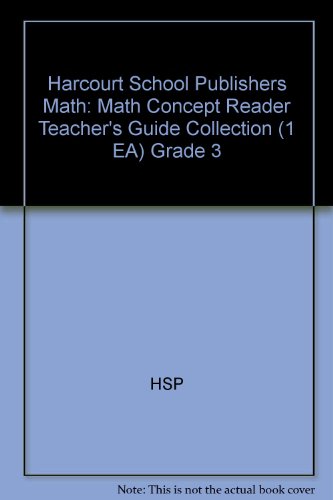 Book HSP Math: Math Concept Readers Teacher’s Guide Collection Grade 3 free