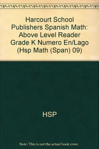 Book Harcourt School Publishers Spanish Math: Above Level Reader Grade K Numero En/Lago (Spanish Edition) free