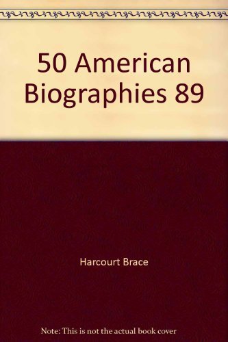 Book 50 American Biographies 89 free